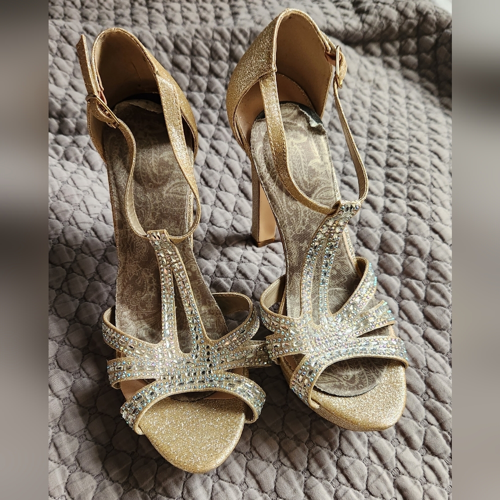 Sparkly high heels